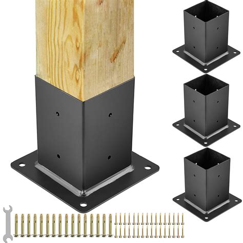 metal bracket mount for wood base lowes|4x4 wood base hardware.